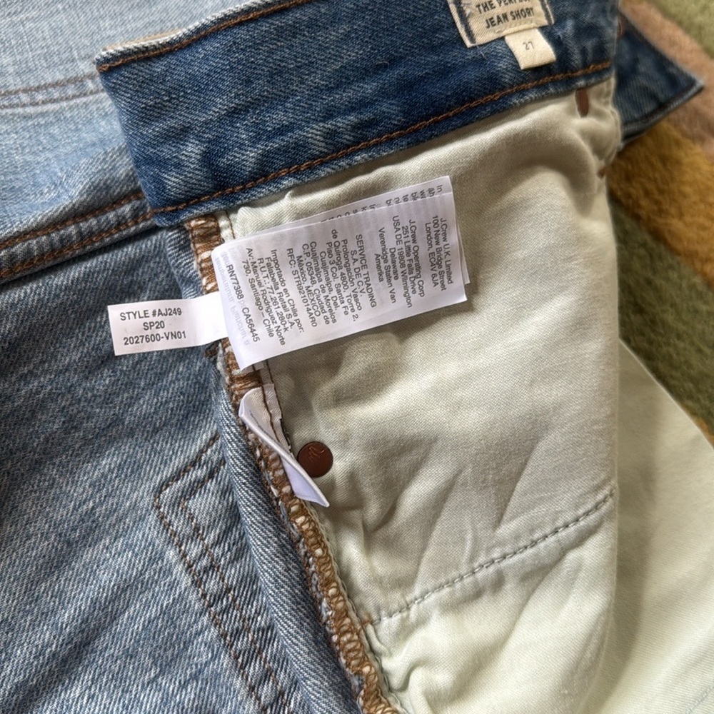 NWT Madewell the perfect Jean high rise ram hem short size 27 - Picture 10 of 12